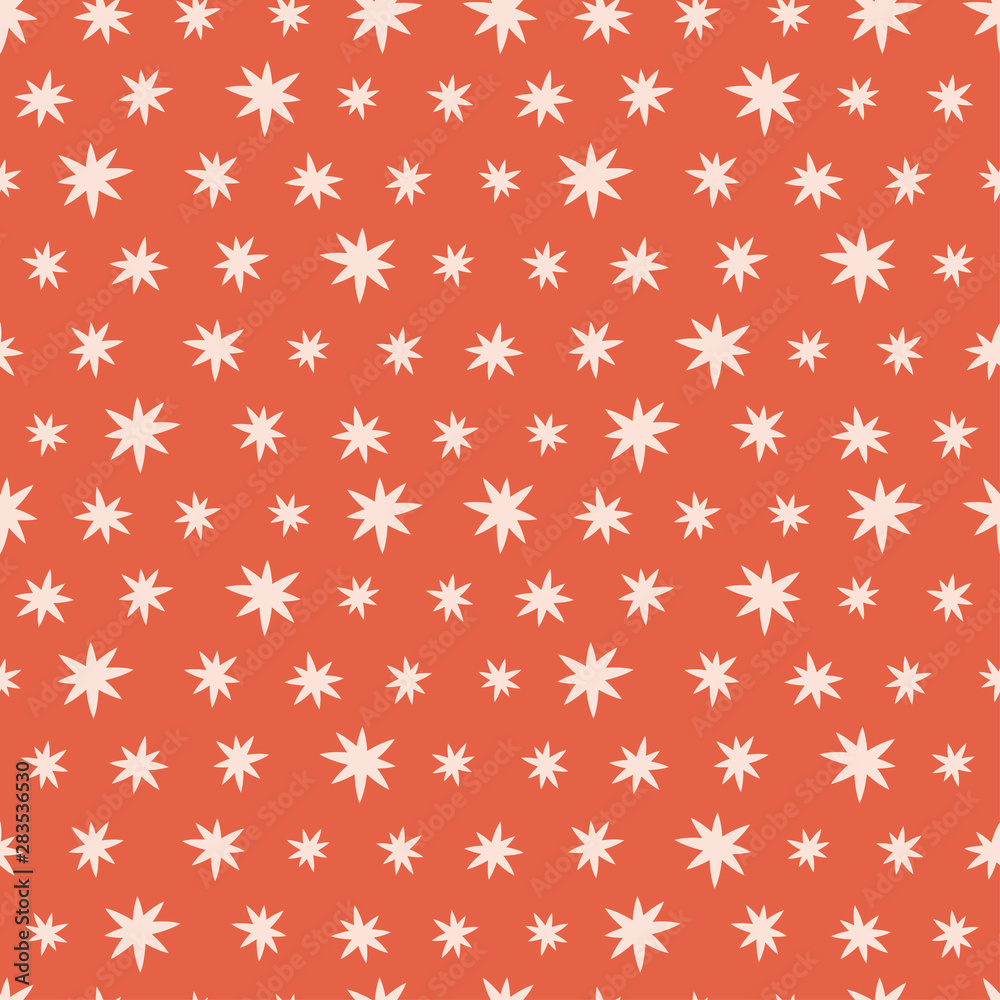 Seamless pattern with white stars Seamless pattern with white stars