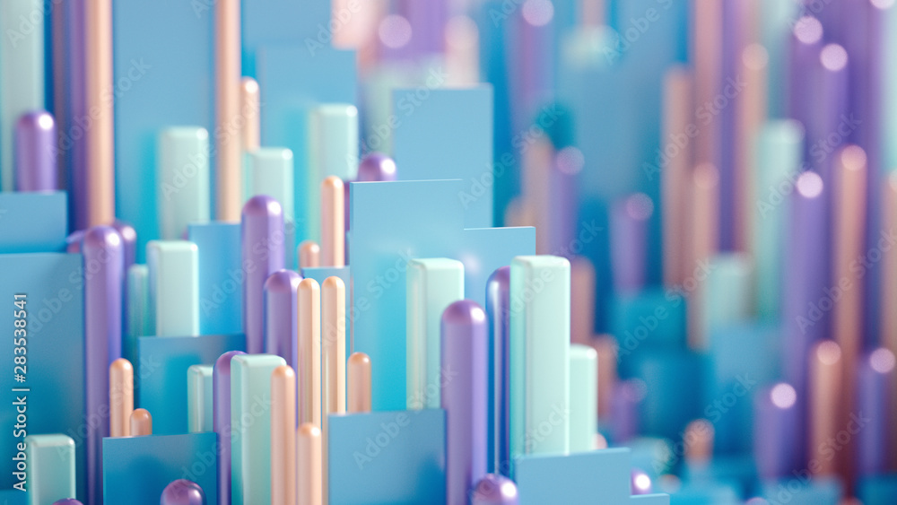 Techno high-tech background, geometry, cube, abstraction. 3d illustration, 3d rendering. Techno high-tech background, geometry, cube, abstraction. 3d illustration, 3d rendering.