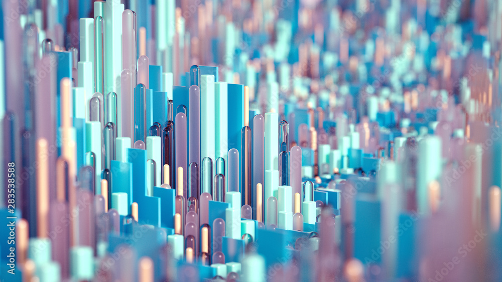 Techno high-tech background, geometry, cube, abstraction. 3d illustration, 3d rendering. Techno high-tech background, geometry, cube, abstraction. 3d illustration, 3d rendering.