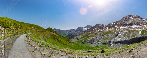Bergpanorama am Col de Tentes in den Pyrenäen