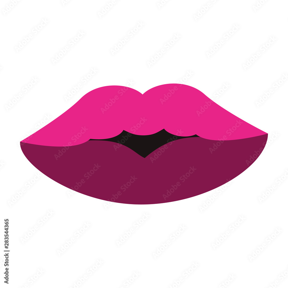 sexy retro lips makeup cartoon sexy retro lips makeup cartoon