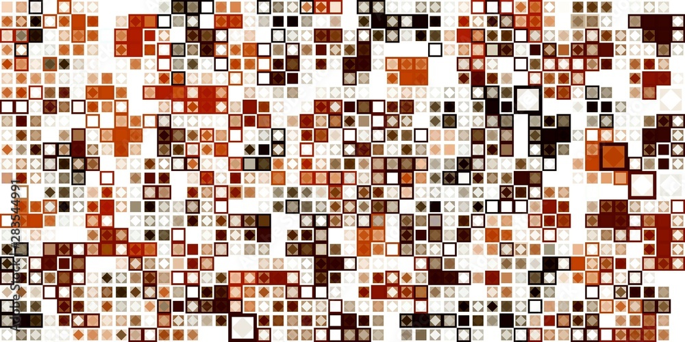 Fototapeta premium Abstract colorful canvas square geometric seamless pattern background