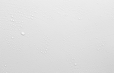 water drop on white surface as background