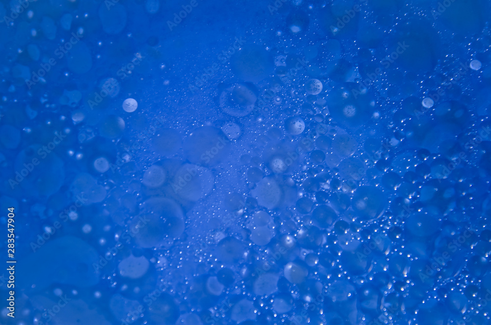 Abstract bubbles blue bokeh background Abstract bubbles blue bokeh background