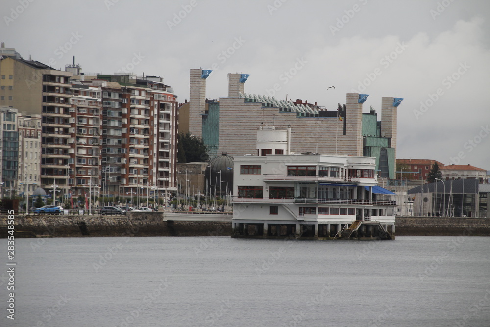 View of the bay of Santander