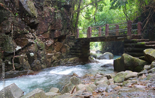 Namtok Phlio National Park waterfall, Chanthaburi , Thailand photo