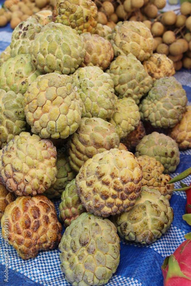 Sugar apple is delicious at street food