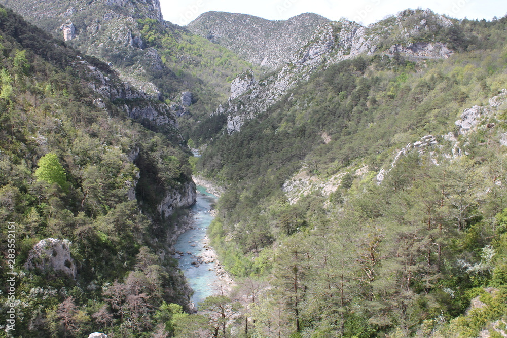 Teil der Verdon Schlucht