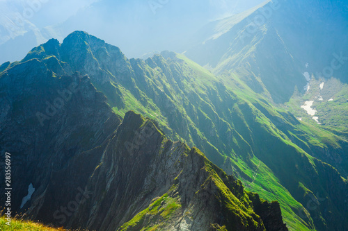 Fagaras mountain crest the highest mountains in Romania © Ioan Panaite