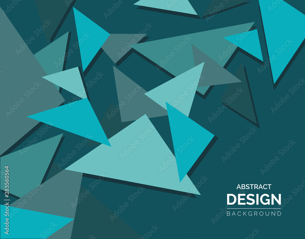 Abstract Lowpoly connecting dots and line on blue color background. Abstract Lowpoly connecting dots and line on blue color background.