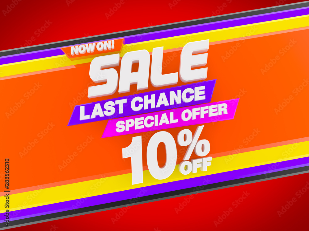 SALE LAST CHANCE SPECIAL OFFER 10 % OFF NOW ON ! 3D rendering