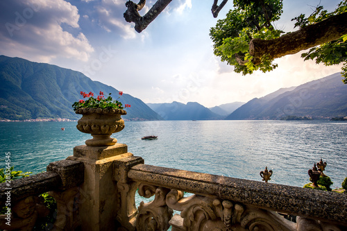  lake Como, near Bellagio, piedmonte, italy photo