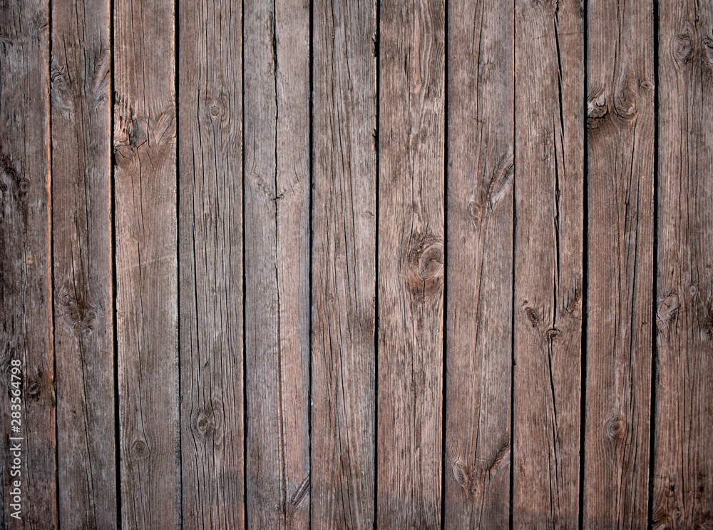 Fototapeta premium Wood plank texture background. Board without processing. Old wood 