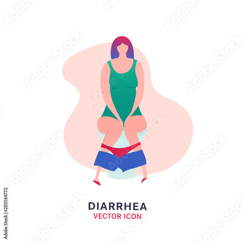 Diarrhea Vector Icon