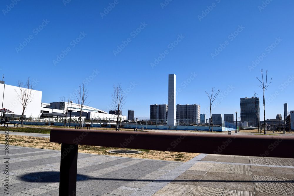 Obraz premium 豊洲ぐるり公園 有明方面