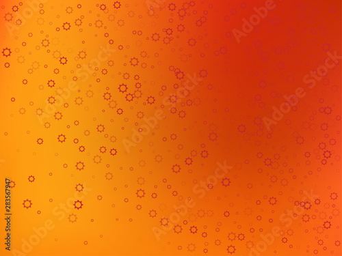 Autumn orange background. Vector.