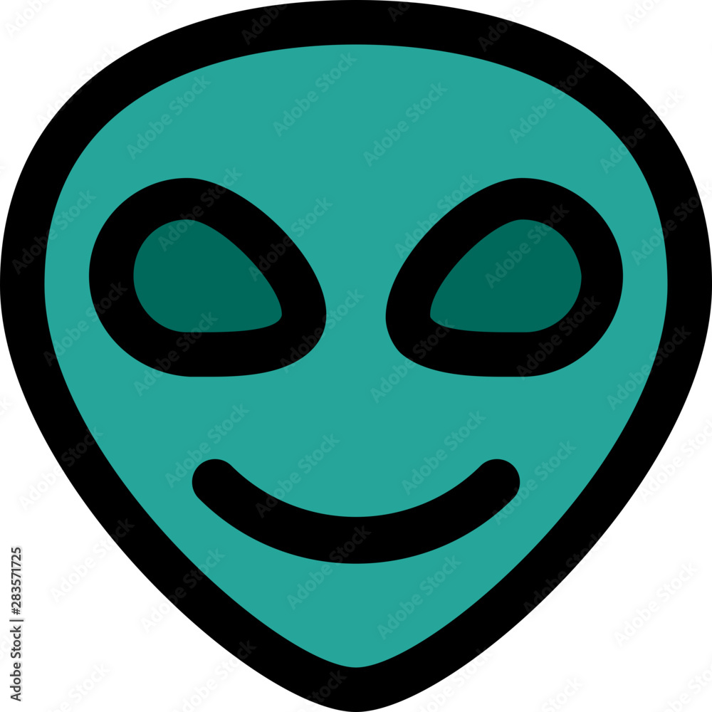 alien head emoji used in instant messenger chat alien head emoji used in instant messenger chat
