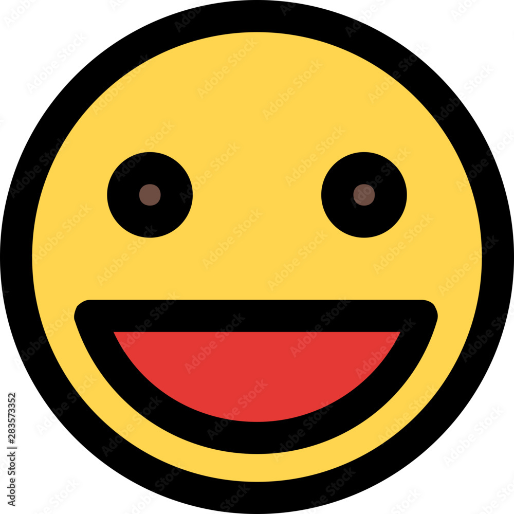 grinning facial expression with mouth wide open grinning facial expression with mouth wide open