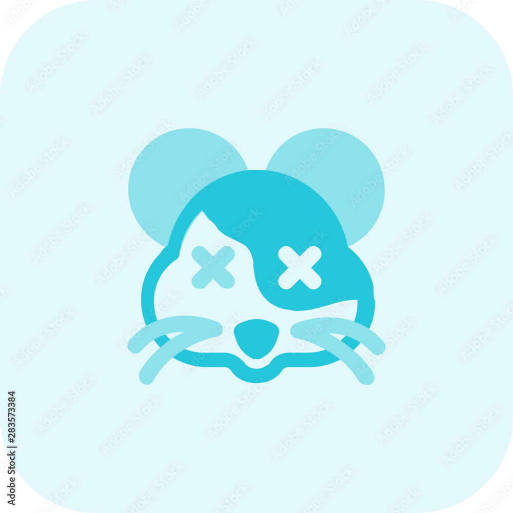 Eyes crossed pet hamster face emoji shared on internet