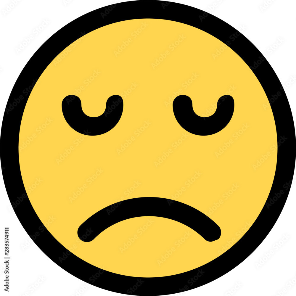pictorial representation of sad face emoticon layout pictorial representation of sad face emoticon layout