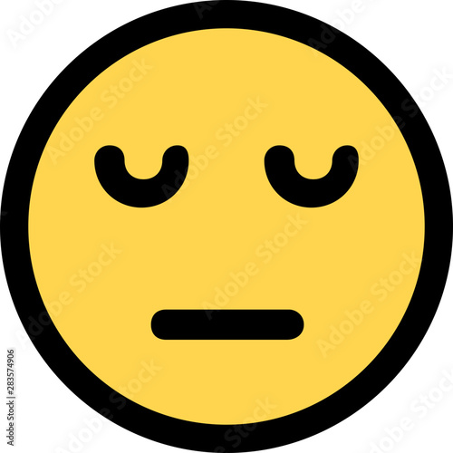 sorrowful facial expression emoticon shared on messenger