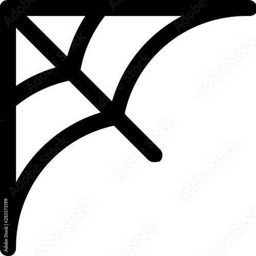 spider web on halloween concept with irregular pattern