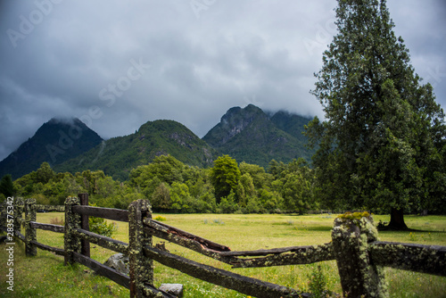 Mountains of the south of Chile