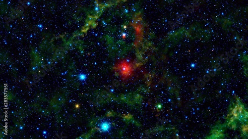 Star formations in the dark cloud Barnard 35A. photo