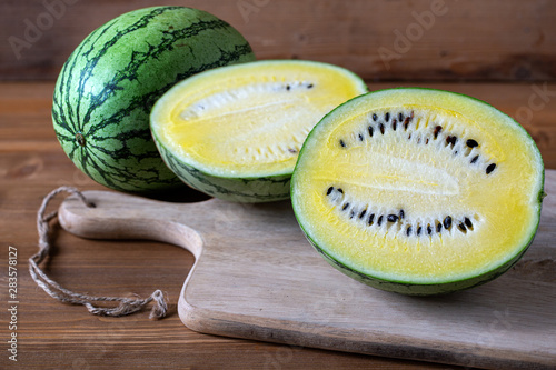 Yellow watermelon 