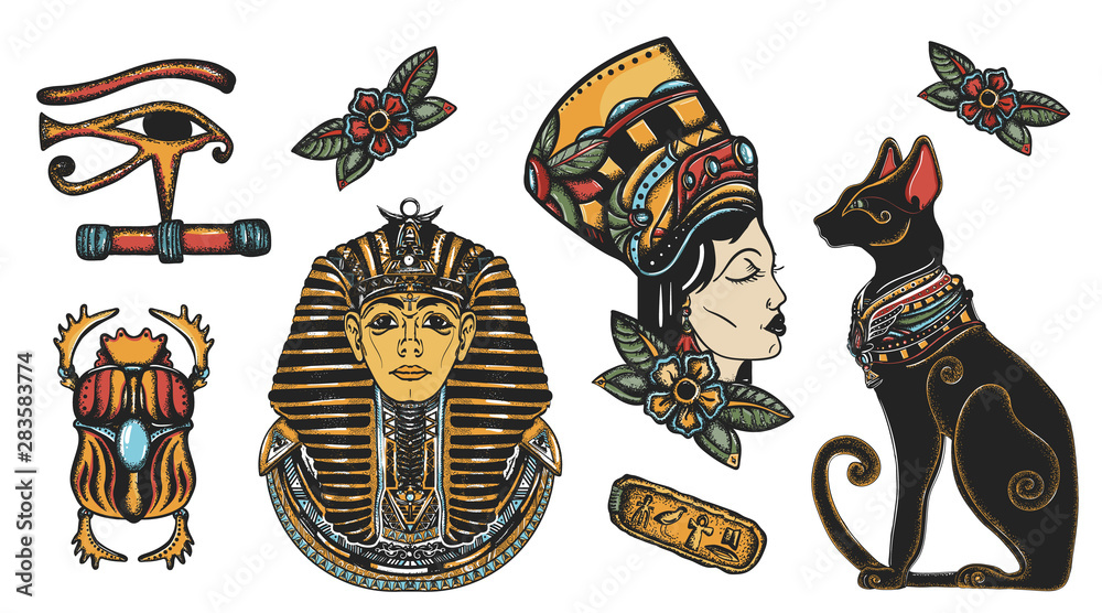 Egyptian Tattoo Ideas | TattoosAI