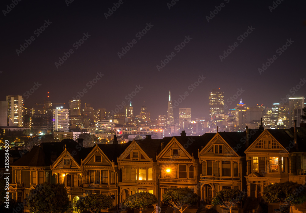 Obraz premium Painted Ladies