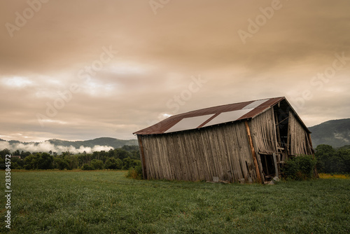 Weathered barn
