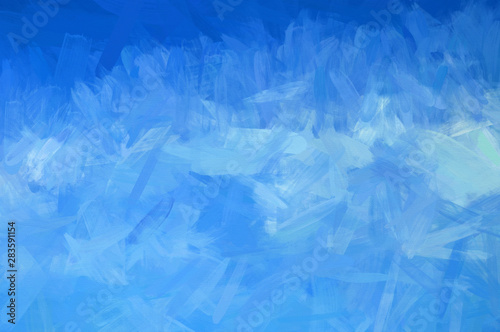 Wallpaper Mural blue impasto canvas background Torontodigital.ca