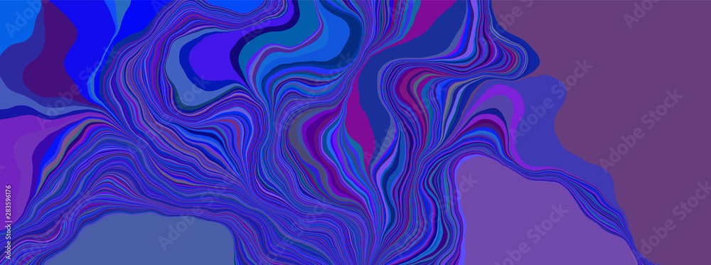 Abstract fluid background. Vector colorful illustration.