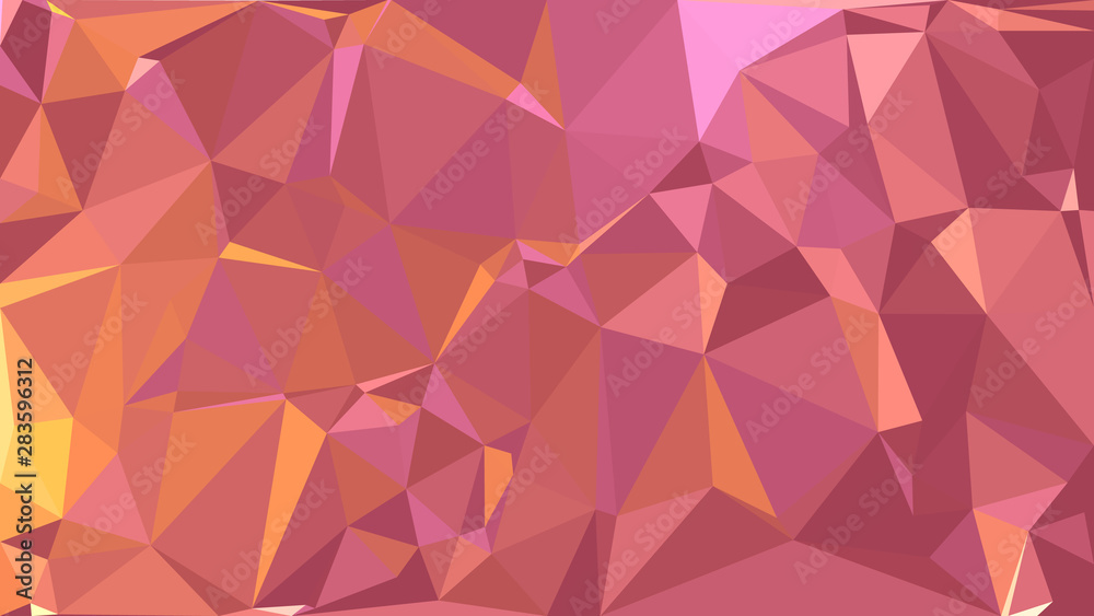 Obraz premium Abstract polygonal background. Triangular geometric pattern. Vector illustration.