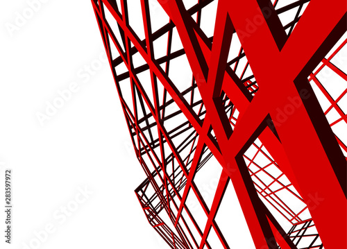 structure building construction. Industrial background