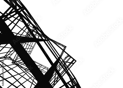 structure building construction. Industrial background