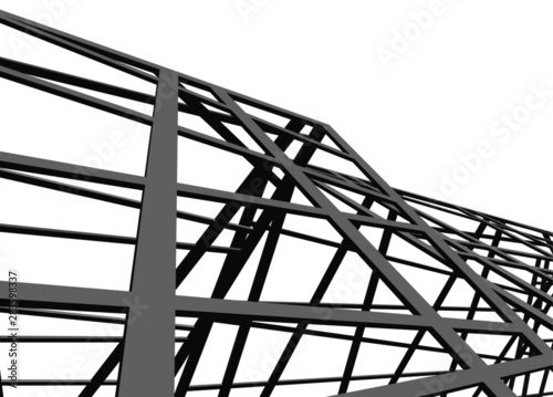 structure building construction. Industrial background