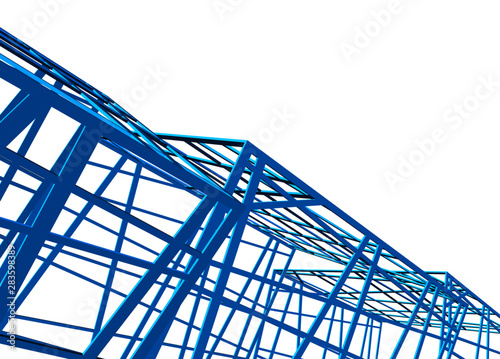 structure building construction. Industrial background