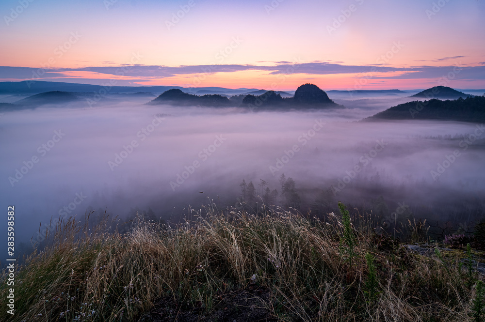 Dawn in Saxon Switzerland
