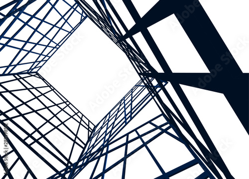 structure building construction. Industrial background