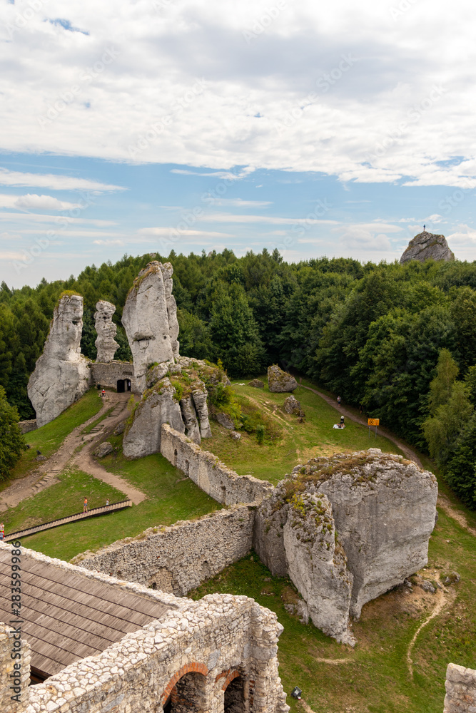 Ogrodzieniec Castle Stock Photo Adobe Stock