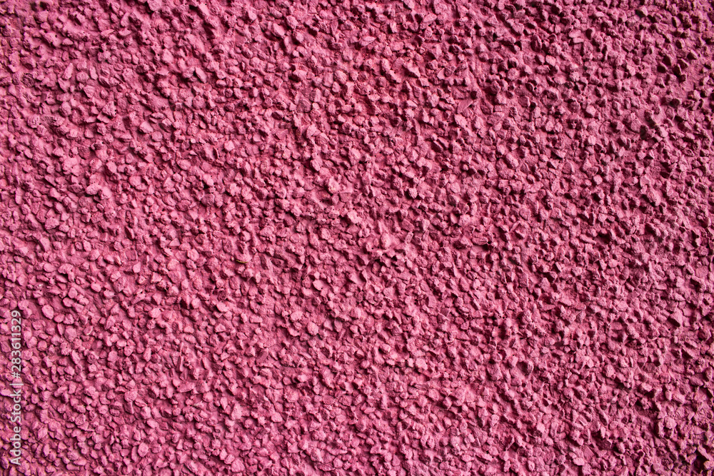 Fototapeta premium Pink paint wall background design texture grunge grit detail