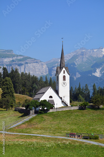 Reformierte Kirche von Versam, Graubünden photo