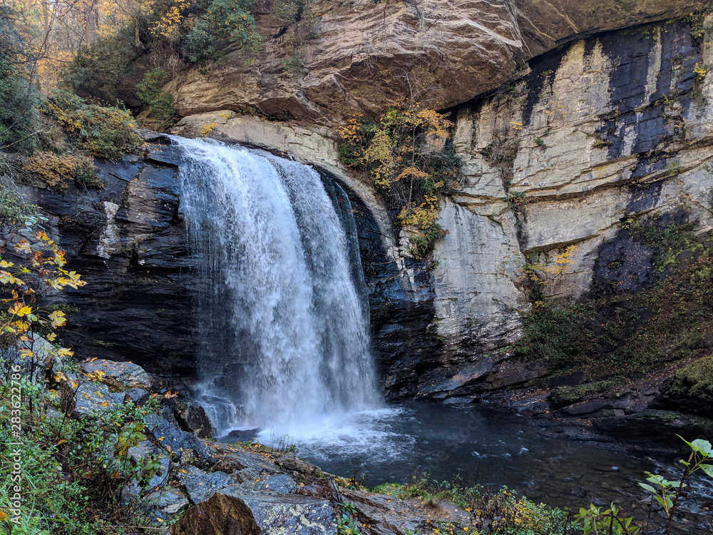 Waterfall in Asheville, North Carolina