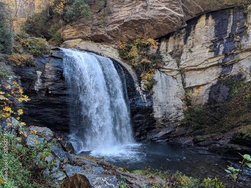 Waterfall in Asheville  North Carolina