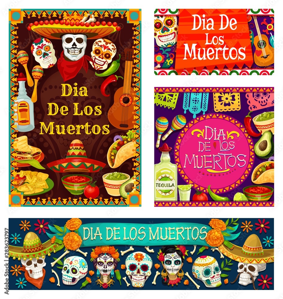 Day of Dead in Mexico, Dia de los Muertos holiday