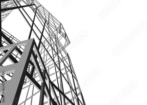 structure building construction. Industrial background