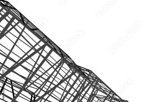 structure building construction. Industrial background