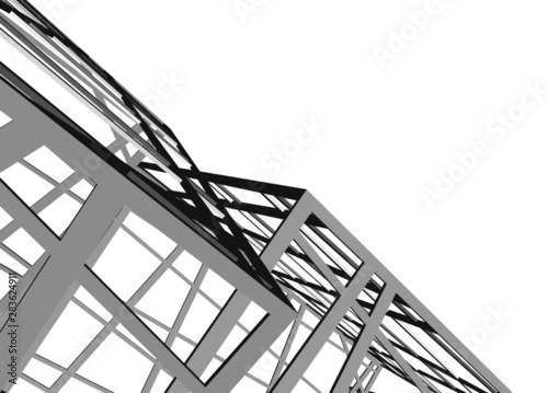 structure building construction. Industrial background